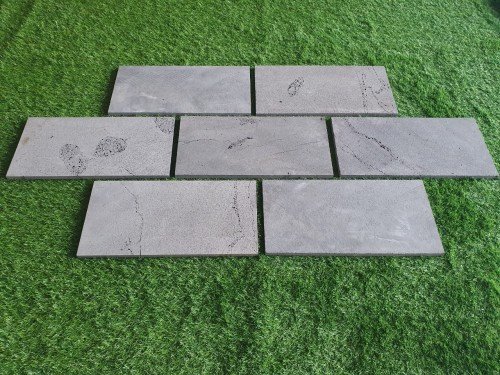 Lava stone (grey basalt) 300 * 600 * 30 mm