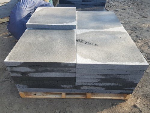 Lava stone (grey basalt) 500 * 500 * 50 mm